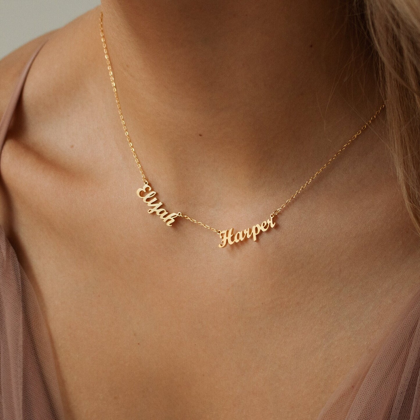 Collar personalizado con varios nombres