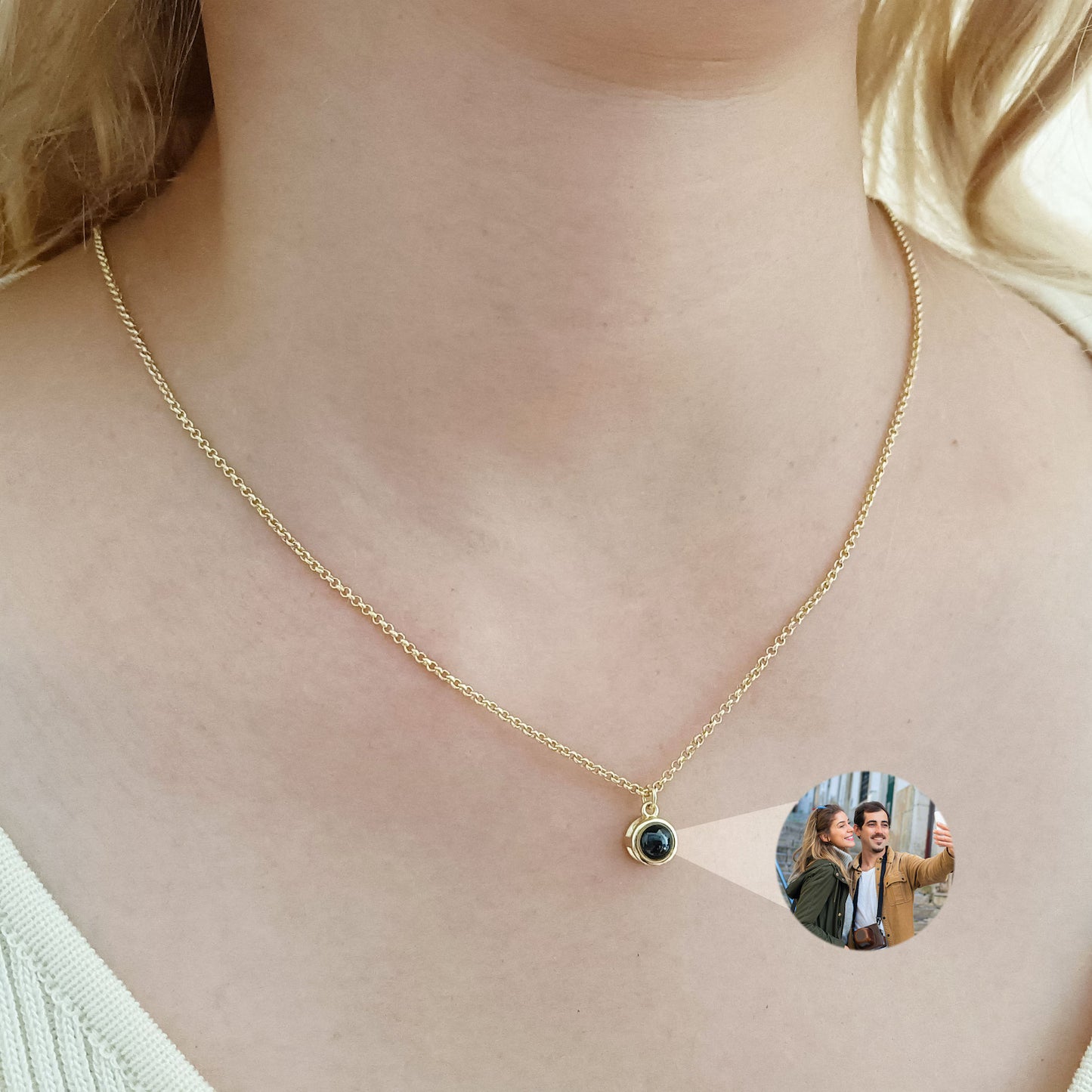 Photo Projection Necklace