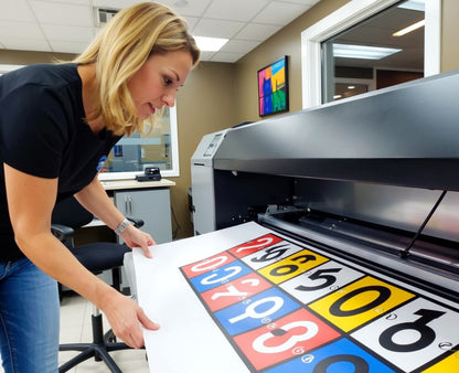 Affiche Magasin de Glaces – Œuvre Colorée et Énergique en Peinture