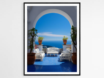 Affiche Côtière Italienne – Poster Art Photographique pour Salon