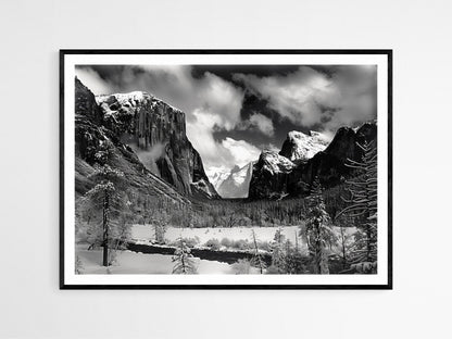 Affiche Paysage d'Hiver – Impression Photo Art pour Décor Apaisant