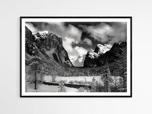 Affiche Paysage d'Hiver – Impression Photo Art pour Décor Apaisant