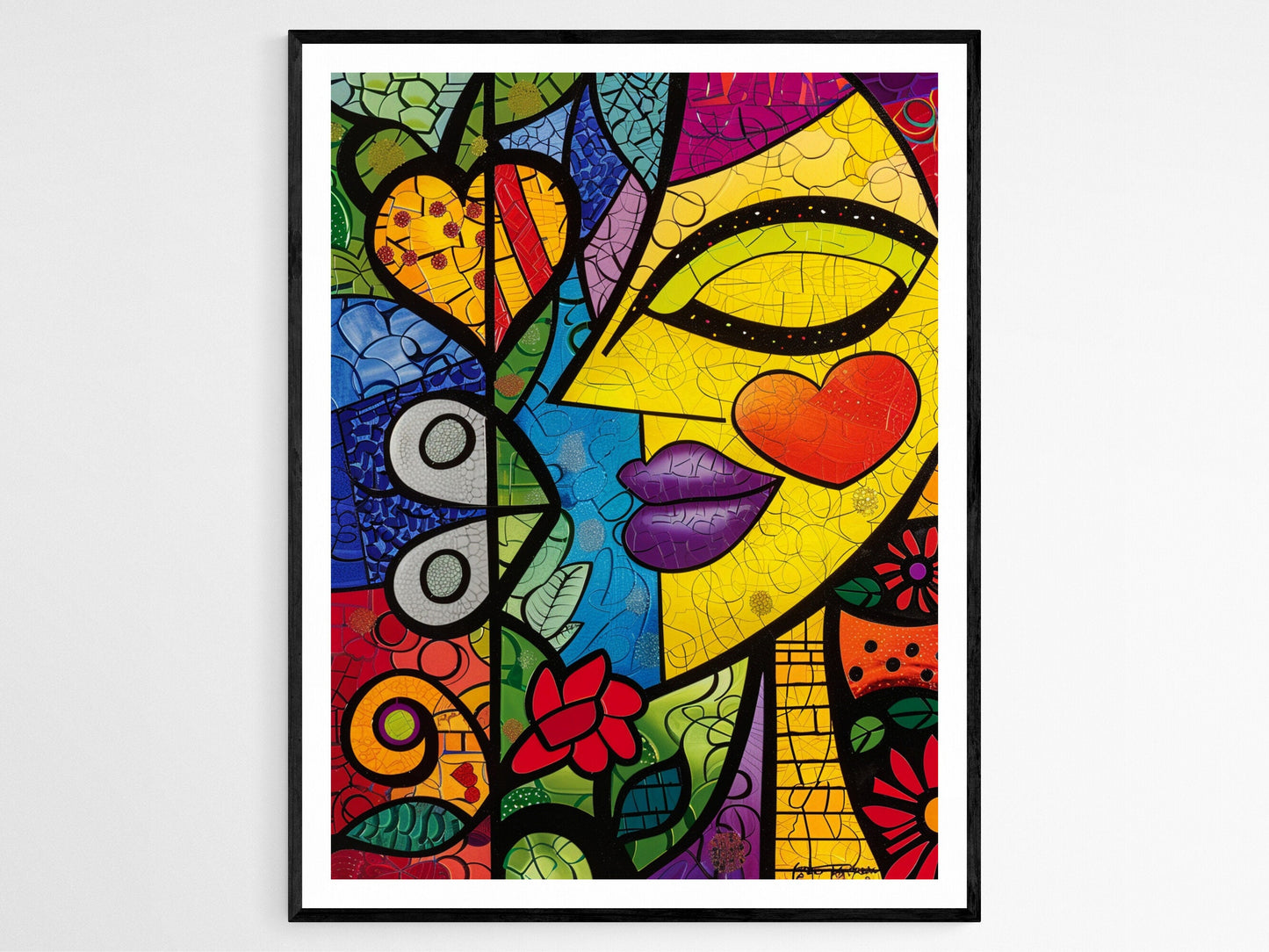 Affiche Art Pop Électrique – Impression Colorée pour Décor Maison