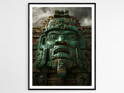 Affiche Azteque Abstraite – Poster Art Moderne pour Éléments Chic