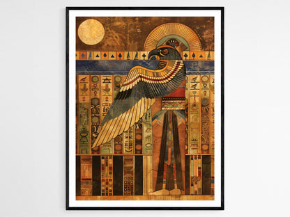 Affiche Dieux Égyptiens – Art Mythologique pour Décor Spirituel