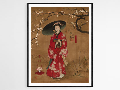 Affiche Ukiyo-e Shin Hanga – Poster Art Traditionnelle du Monde Flottant