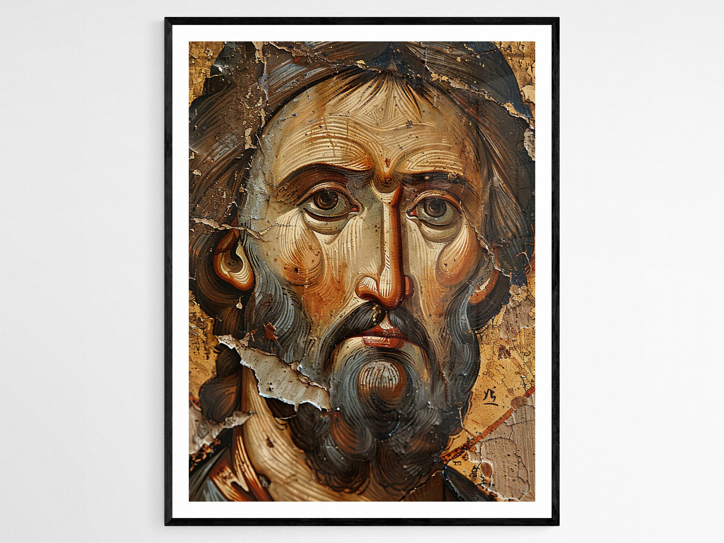 Affiche Byzantin - Impression d’Inspiration Divine, Art Sacré à Offrir