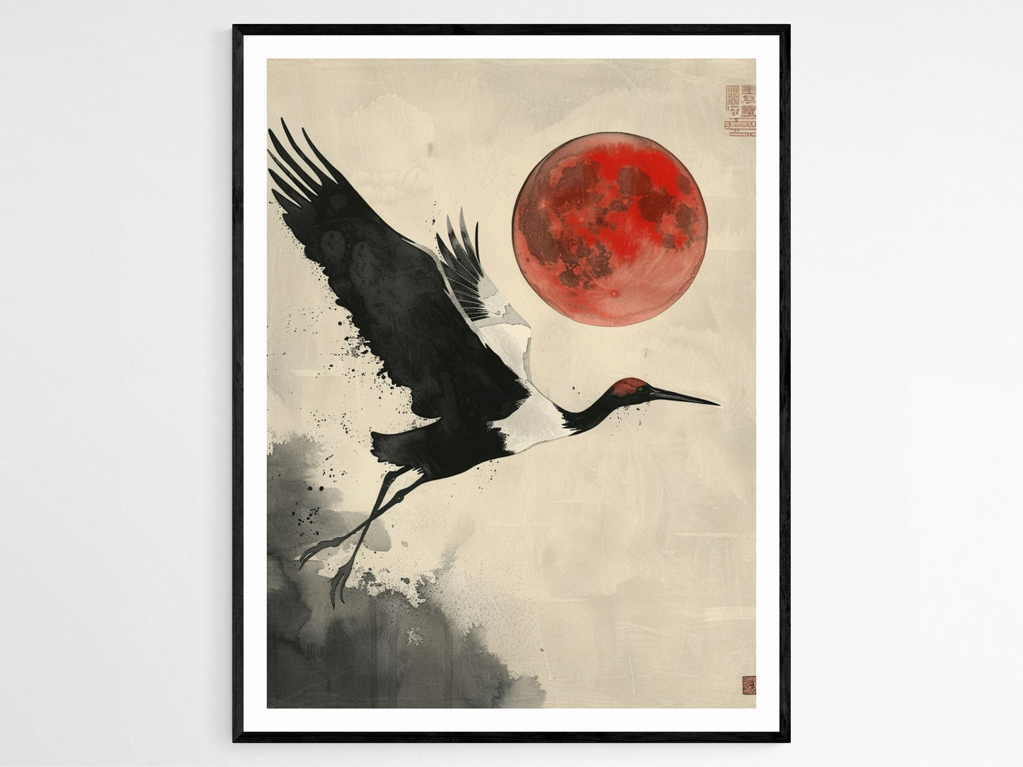 Affiche Oiseau Japonais et Fleurs – Poster Art Koson Ohara