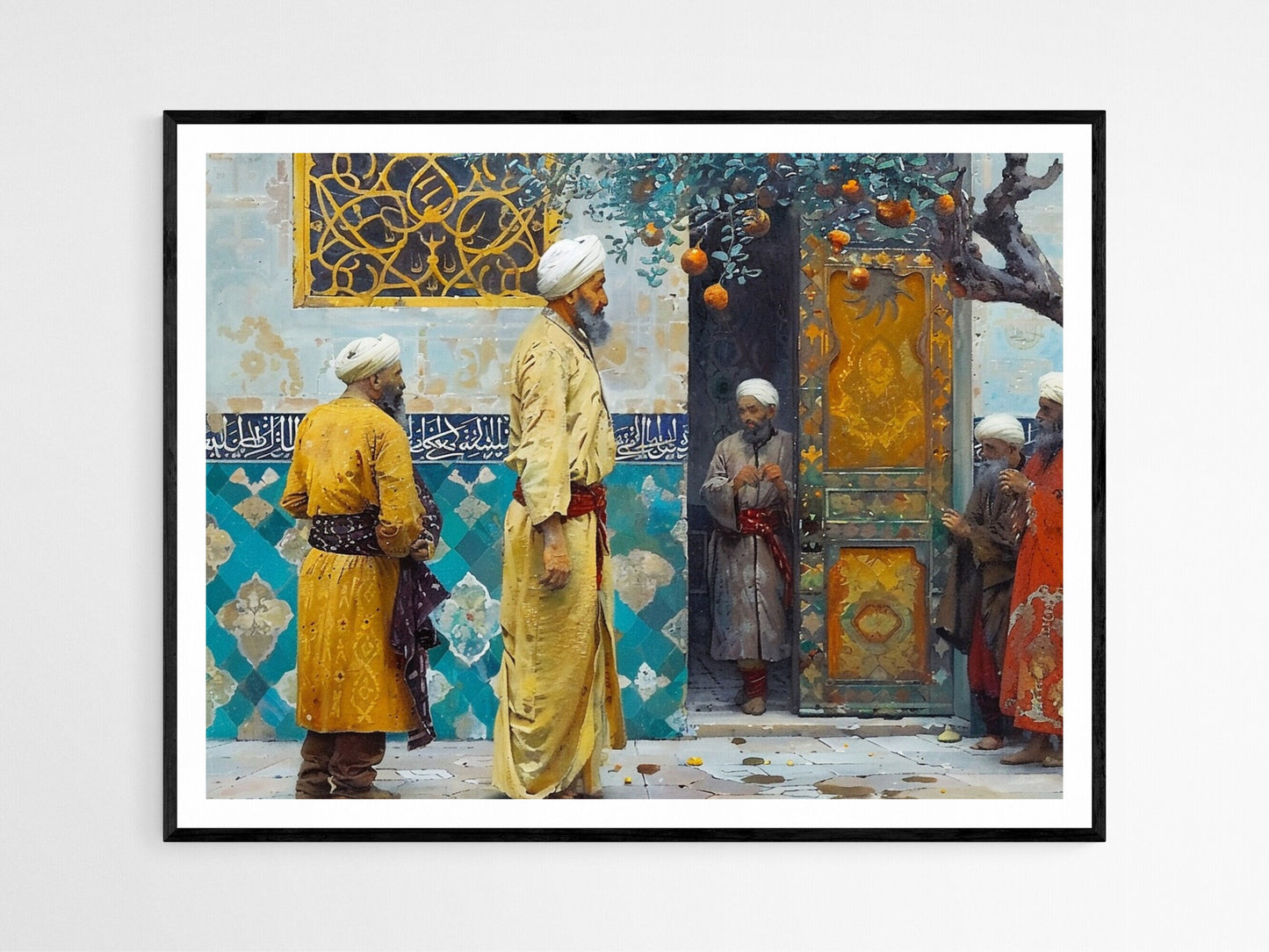 Affiche Style Osman Hamdi Bey – Poster Peinture Ottomane Classique