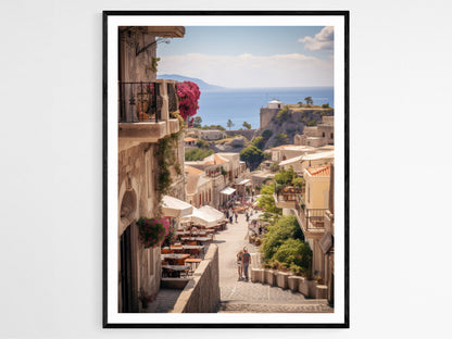 Affiche Rhodes Island – Poster Art Éléganse pour Bureau à Domicile