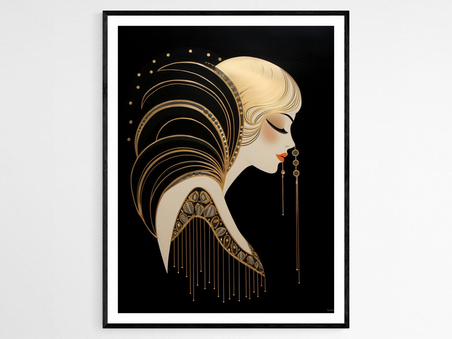 Affiche Art Déco – Poster Élégant des Années Folles