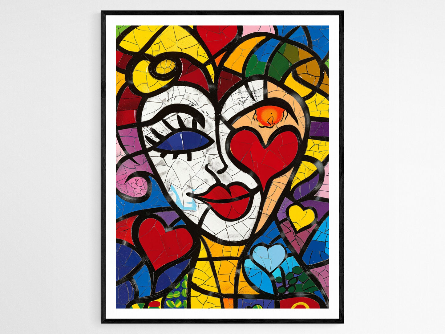 Affiche Explosion Pop Art – Œuvre Funky pour un Coin Repas Vivant