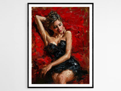 Affiche Sensuelle – Poster Art Érotique pour Décor de Chambre