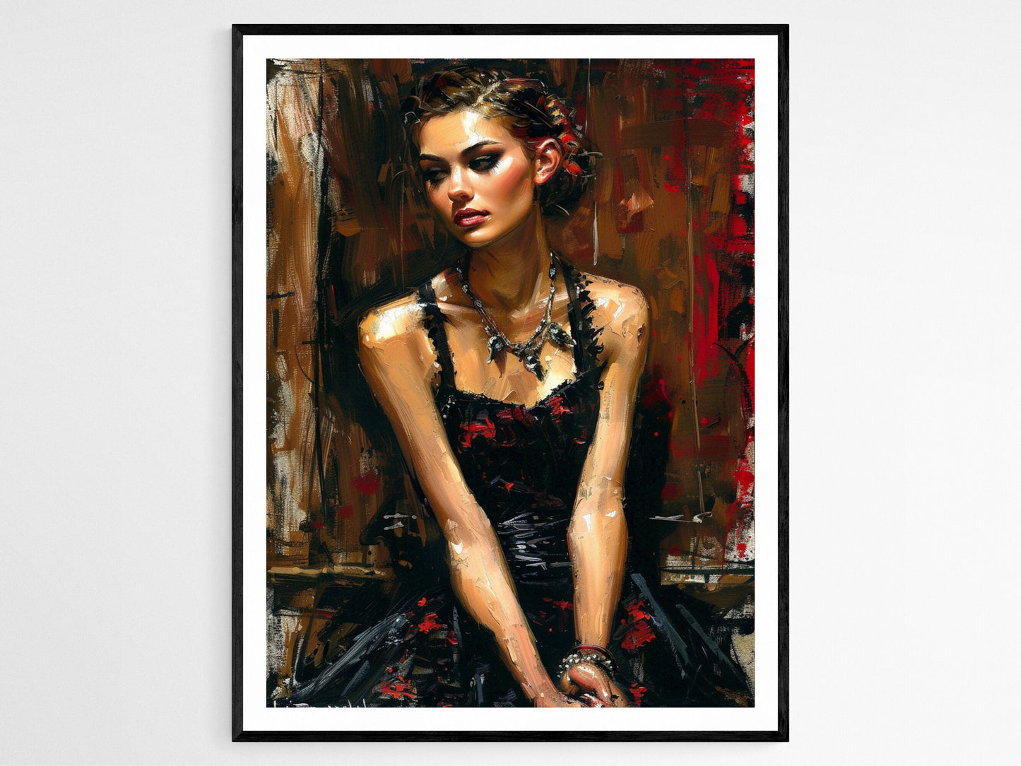 Affiche Beauté Captivante – Édition Chic en Papier Mat