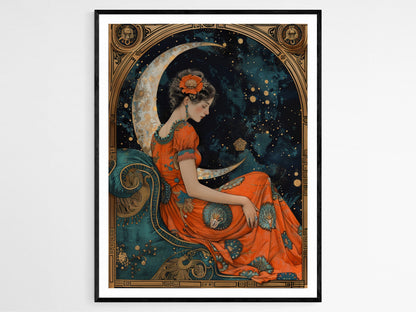 Affiche Art Déco – Reproduction de George Barbier, Style Années Folles