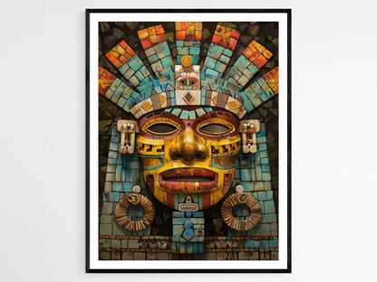 Affiche Civilisation Aztèque – Art Culturel Ancien pour Salon