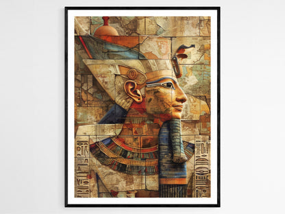 Affiche Mural Pharaonique – Chef-d'œuvre Égyptien pour Salon