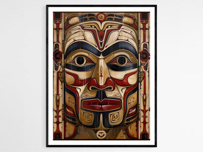 Affiche Art Haida – Œuvre autochtone, design du Pacifique Nord-Ouest