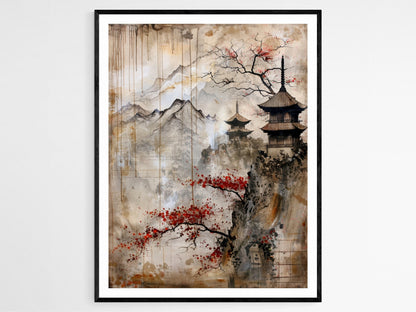 Affiche Wabi Sabi – Impression d'art : Beauté imparfaite et design minimaliste