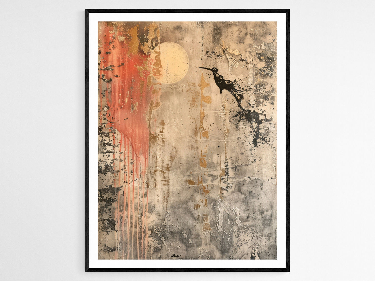 Affiche Wabi Sabi – Impression Minimaliste des Lignes Imparfaites