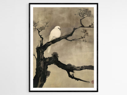 Affiche Nature Japonaise – Impression d’Art de Koson Ohara : Flore & Faune Tranquilles