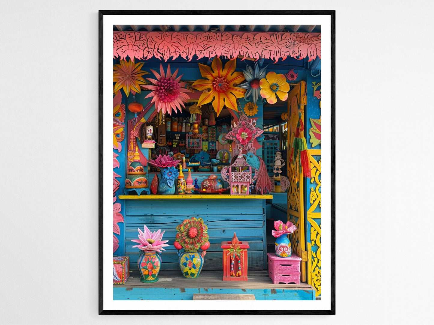 Affiche Village Philippin – Tirage d'art paysage décoratif mural