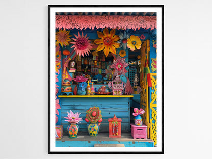 Affiche Village Philippin – Tirage d'art paysage décoratif mural