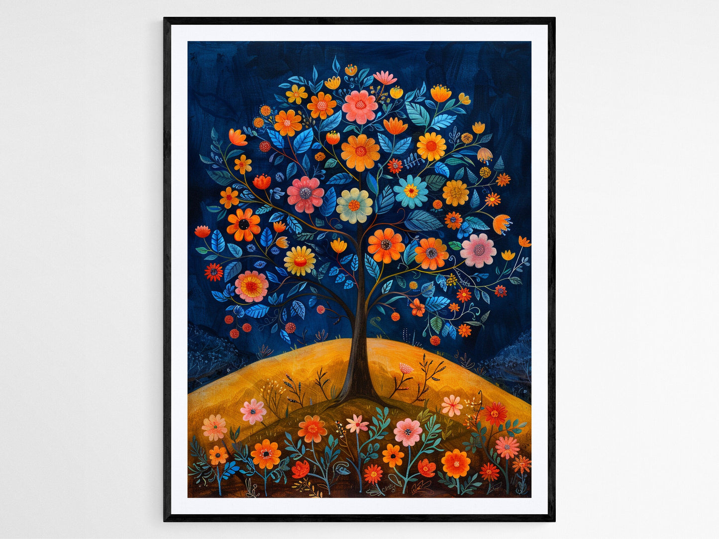 Affiche Art Folklorique Ukrainien – Poster Élégant pour Décoration de Maison