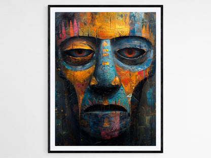 Affiche Taino – Impression murale authentique de la culture caribéenne