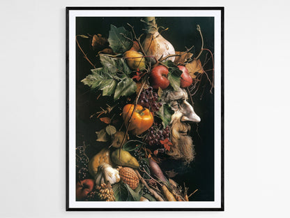 Affiche Arcimboldo – Impression artistique fantaisiste pour la cuisine