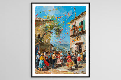 Affiche Festa Junina – Impression Art Décor Brésilienne, Cadeau Culturel