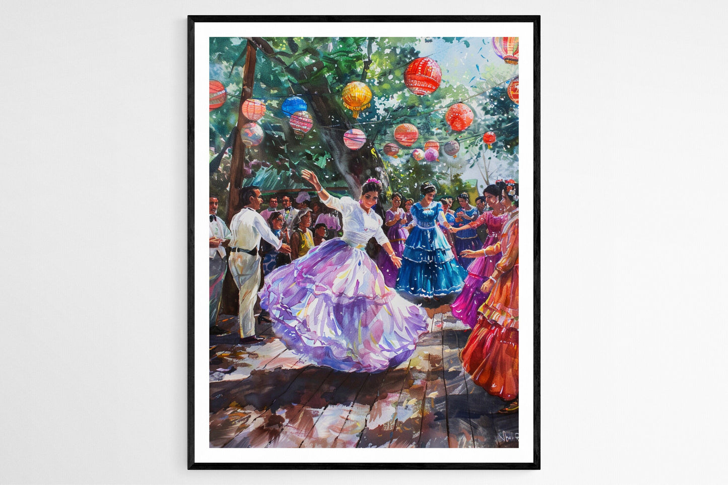 Affiche Quinceañera – Imprimé élégant pour un cadeau inoubliable