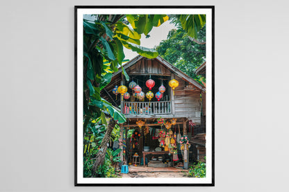 Affiche Festival Songkran – Art Print Coloré pour Décor Mur Thai