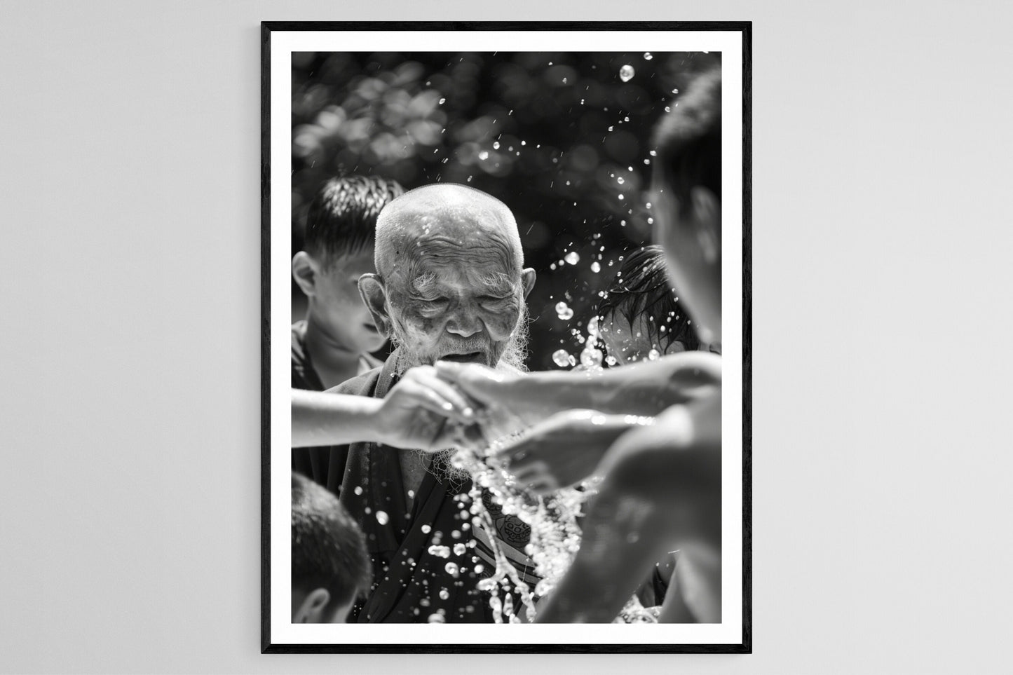 Affiche Festival de Songkran – Poster Art de l'Eau, Cadeau Culturel