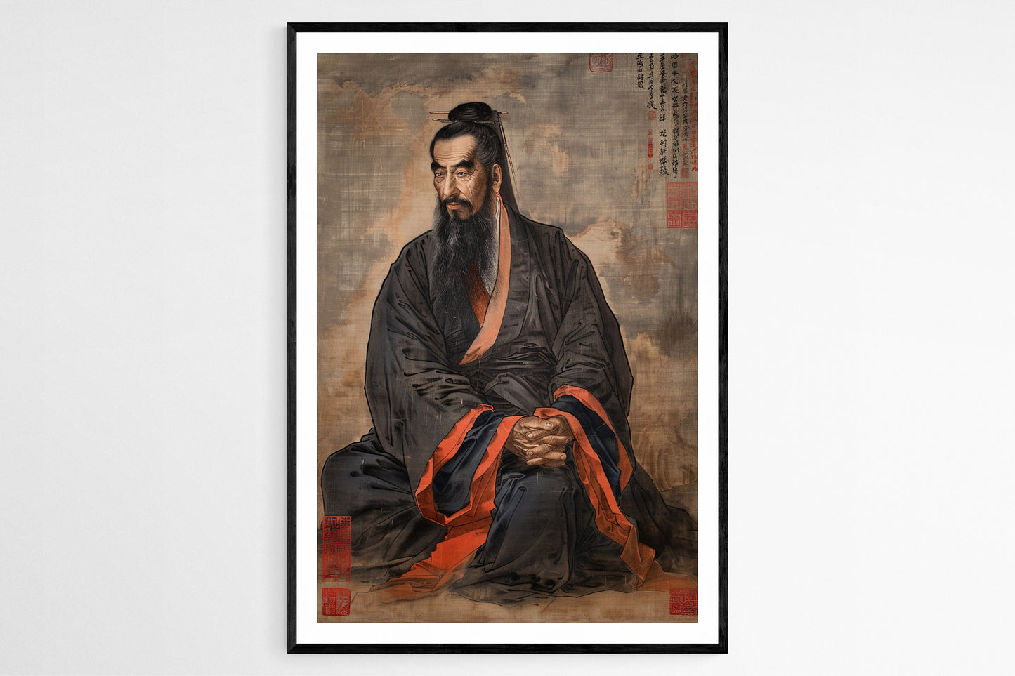 Affiche Vintage Huizong – Impression Chinoise Authentique pour Collectionneur