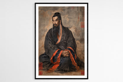 Affiche Vintage Huizong – Impression Chinoise Authentique pour Collectionneur