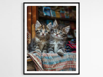 Affiche Chats d'Istanbul – Photo Urbaine Chic pour Déco d'Appartement