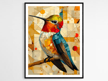 Affiche Colibri – Impression Art Nature, Décor Mural Vibrant