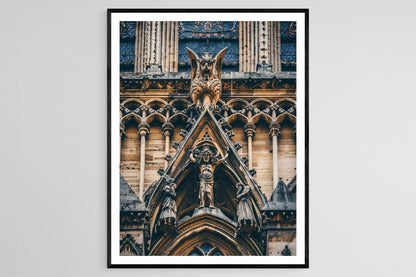 Affiche Notre-Dame – Poster Architecture parisienne vintage élégante