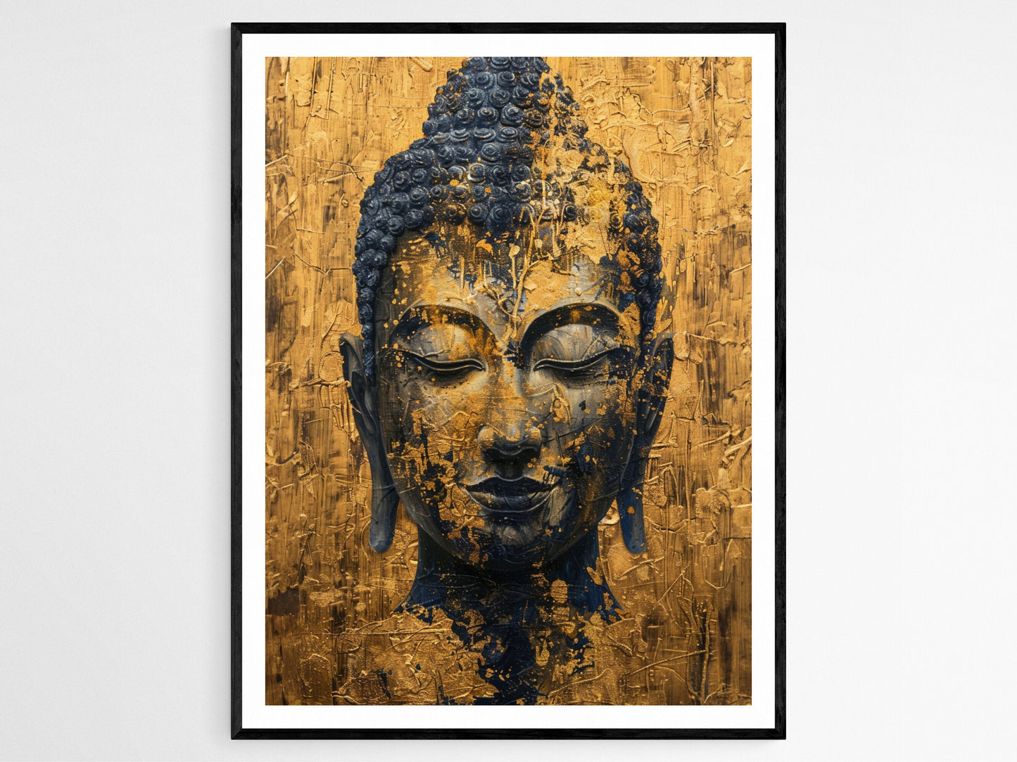 Affiche Bouddha Thaï Sérénité – Art Spirituel pour Décor de Méditation