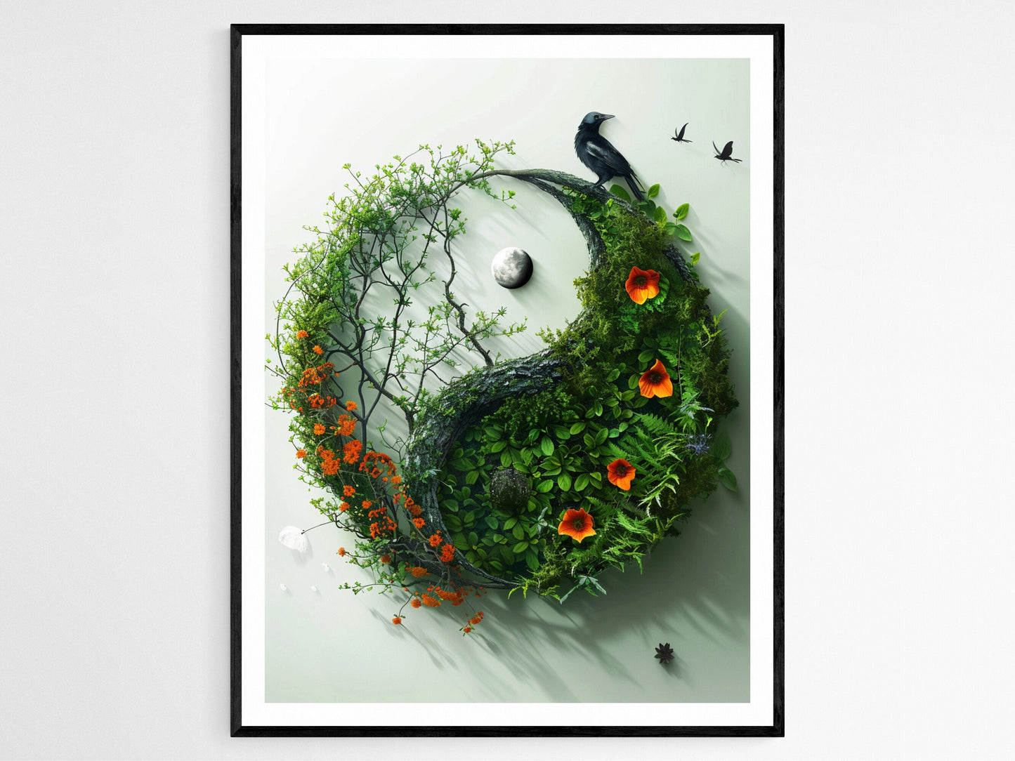 Affiche YinYang – Art de bien-être pour studio de yoga et déco apaisante