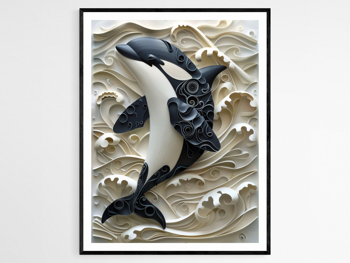 Affiche Orca – Impression Art Haute Qualité pour Amoureux de la Mer