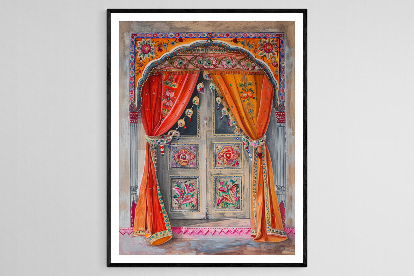 Affiche Art Toran – Impression sur toile artisanale pour déco culturelle