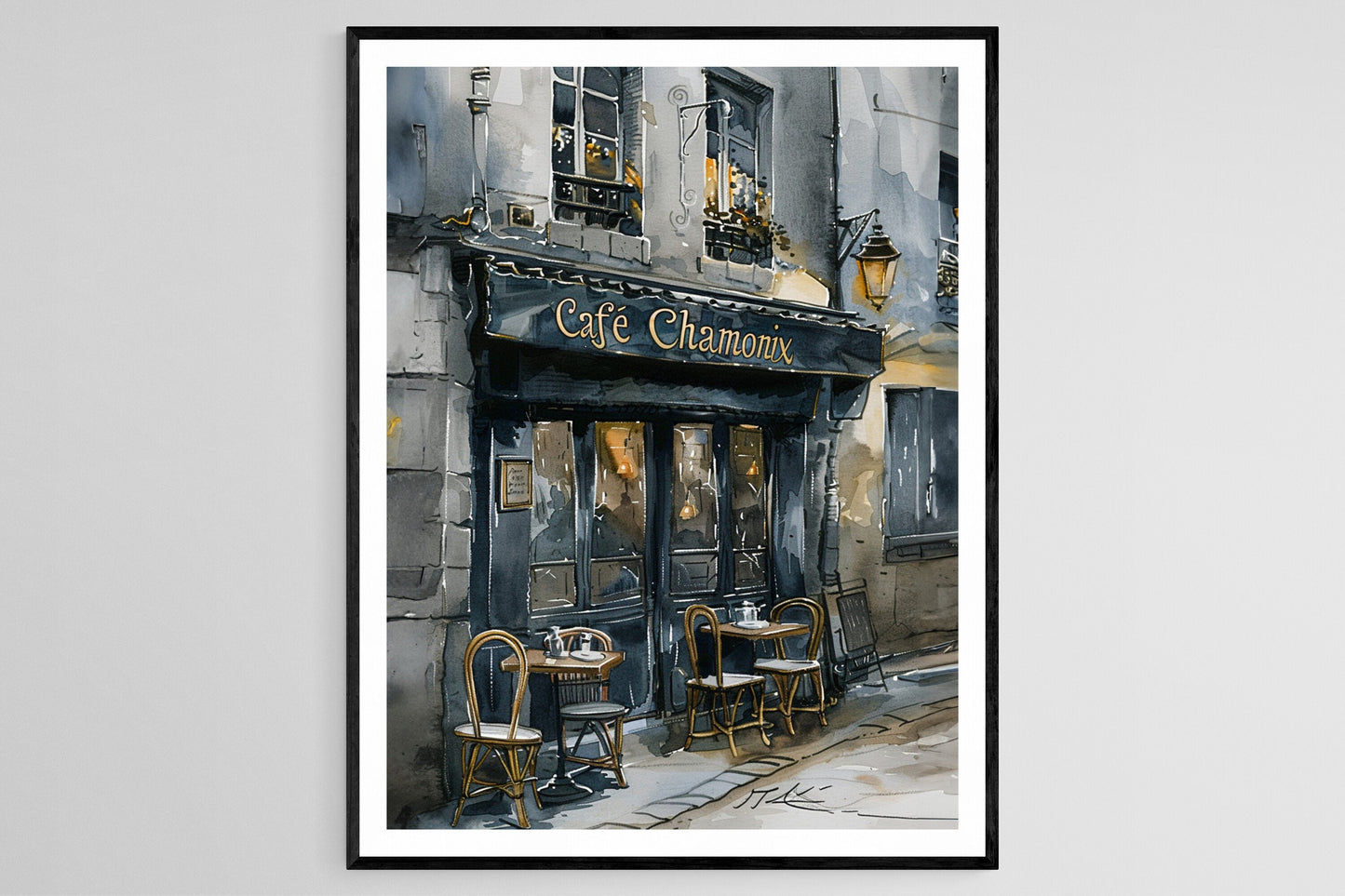 Affiche Chamonix – Poster Vintage des Alpes Françaises