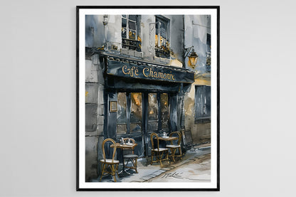 Affiche Chamonix – Poster Vintage des Alpes Françaises