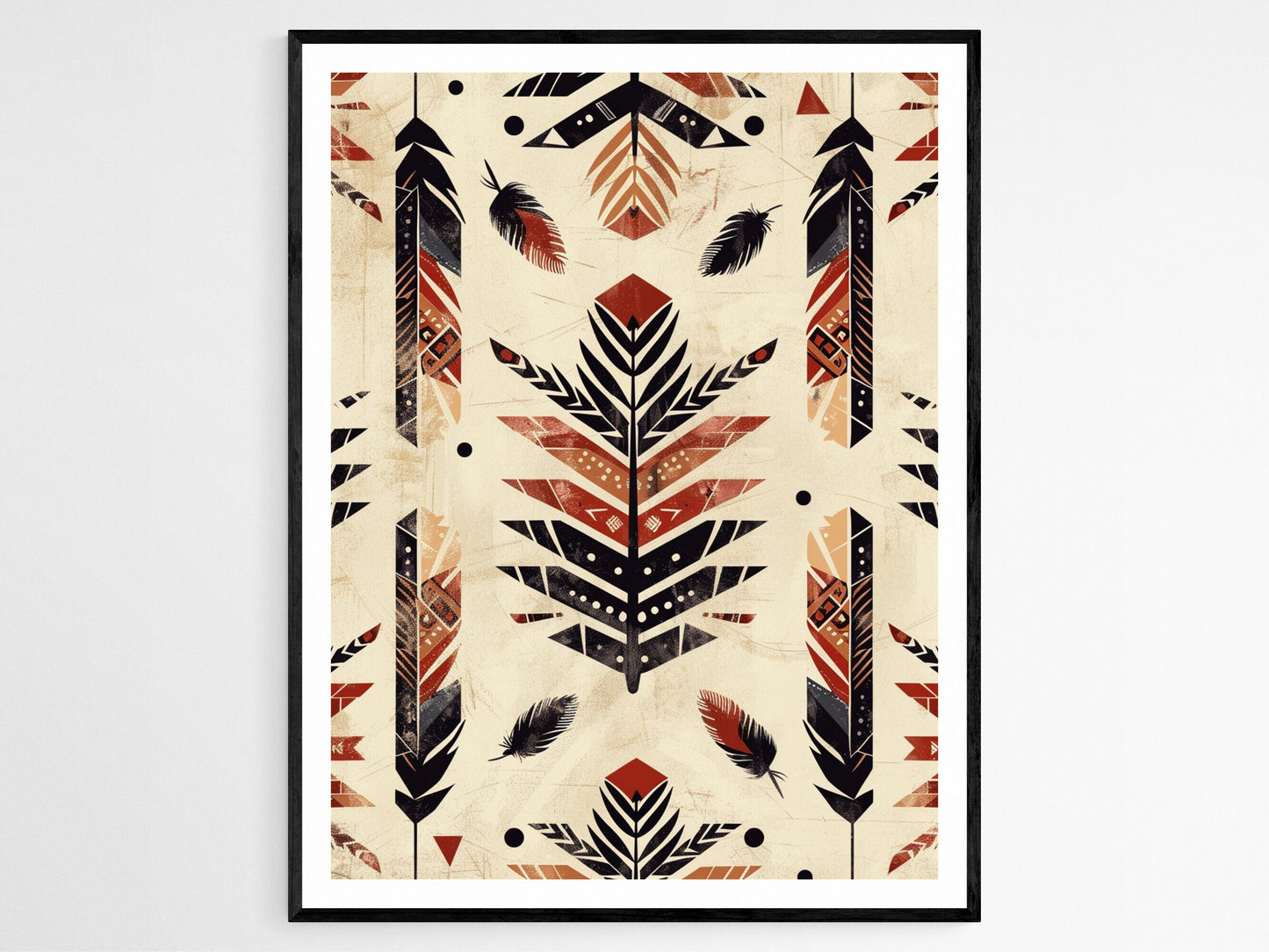 Affiche Art Navajo Traditionnelle – Impression Murale Vibrante et Culturelle