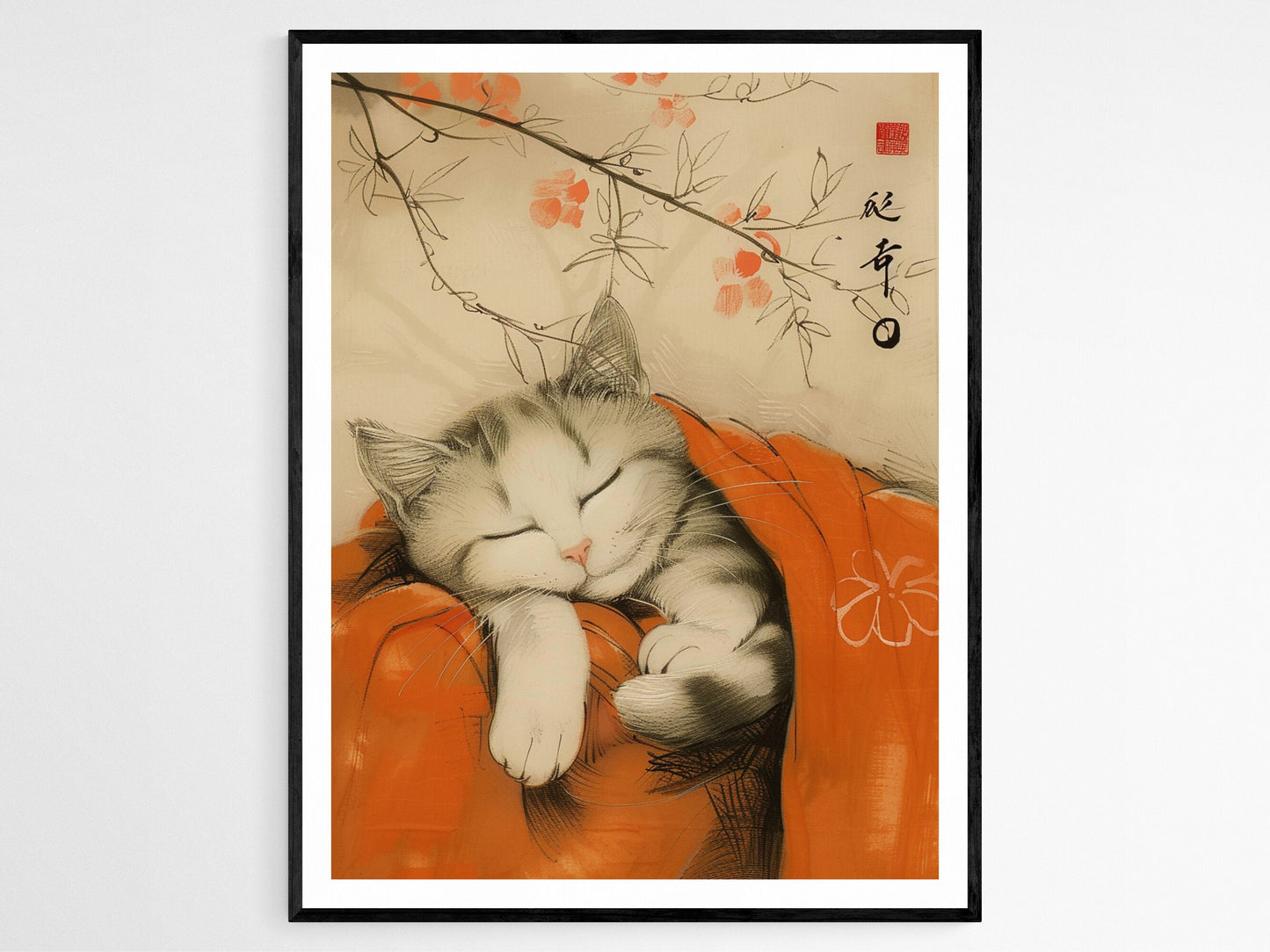 Affiche Wabi Sabi - Poster Art Orientale en Estampe Japonaise