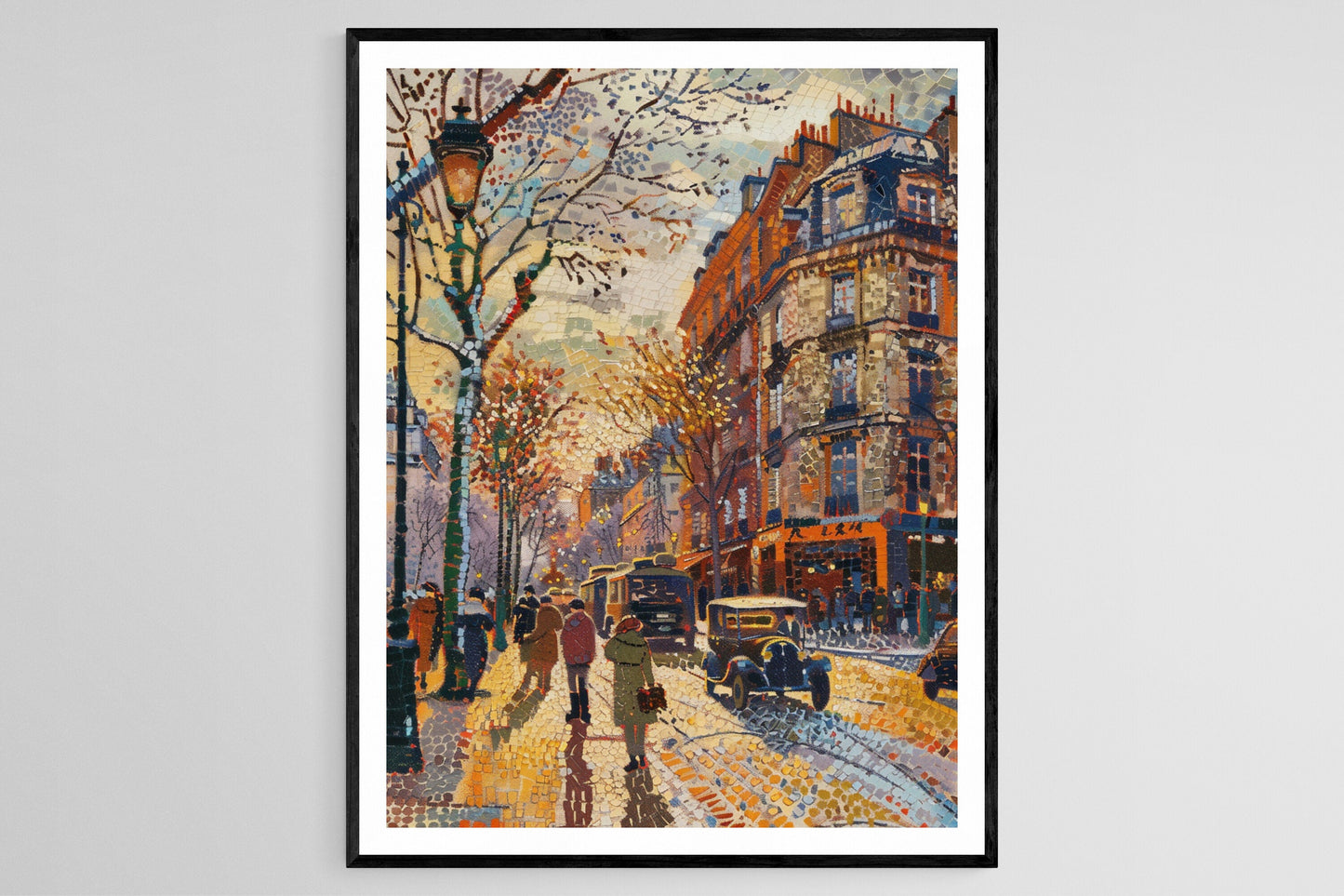 Affiche Pointillisme Inspirée de Paul Signac – Tableau Acrylique Coloré