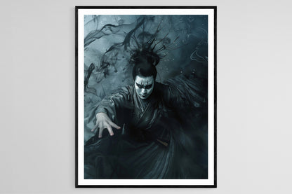 Affiche Théâtre Kabuki – Peinture Japonaise Élégante pour Collectionneurs