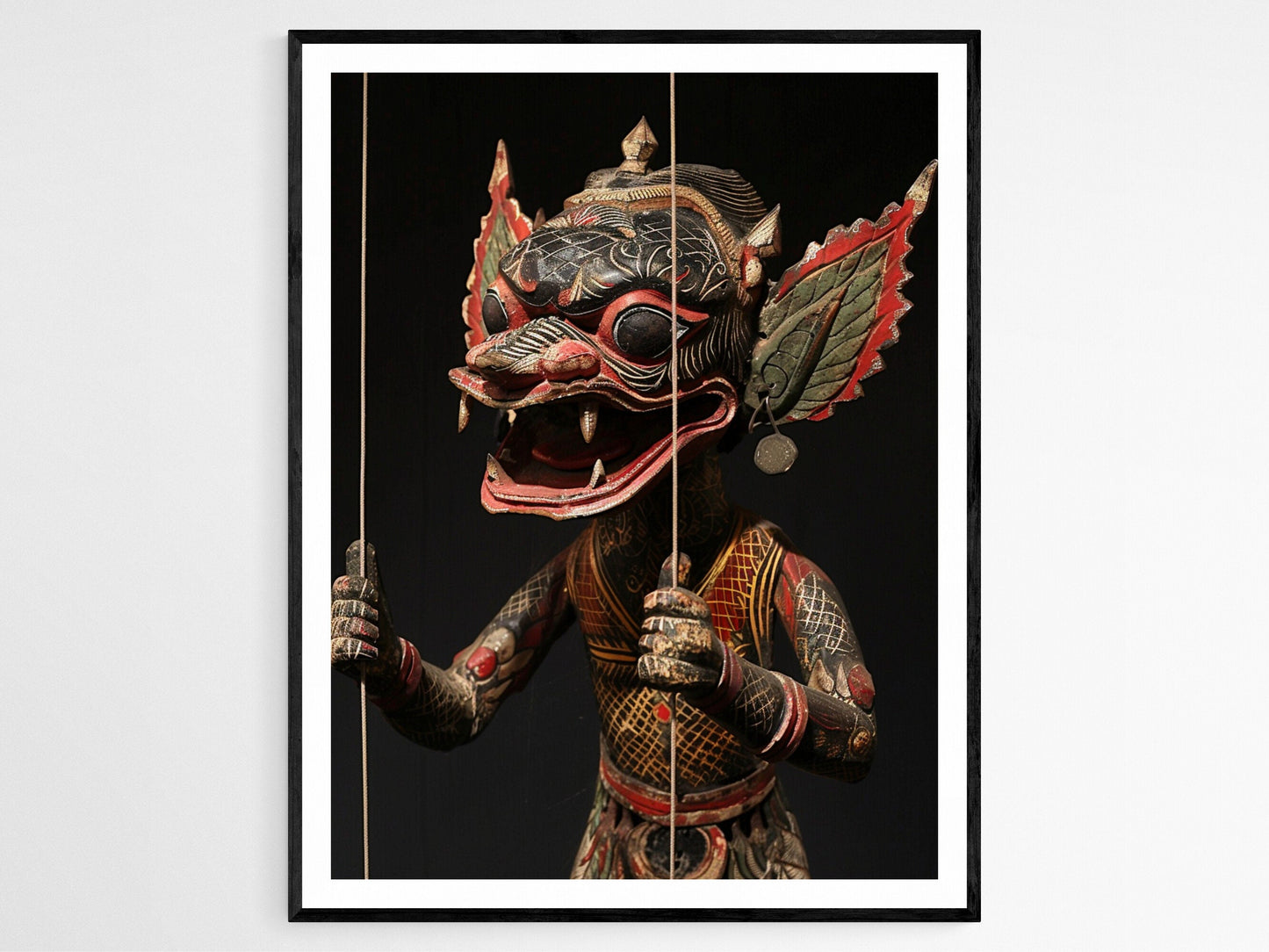 Affiche Wayang Golek : Impression d'Art des Marionnettes Indonésiennes